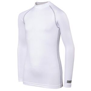 Rhino Childrens Big Boys Long Sleeve Thermal Underwear Base Layer Vest Top / Whi